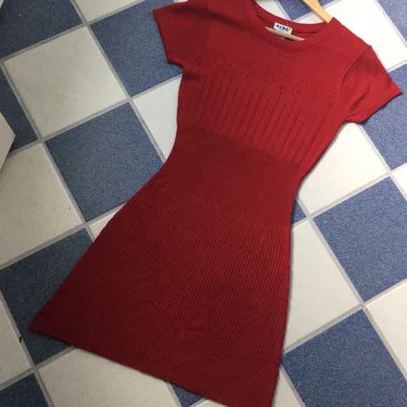 BCBG Dresses & Skirts - BCBG Sweater dress red